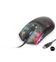 Gaming Mouse 7200 Dpi Rgb Soyut Art Desenli - Siyah G306C