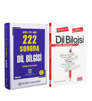 Öğreti Akademi KPSS TYT MSÜ 222 Soruda Dil Bilgisi ve AKM Dil Bilgisi Soru Bankası Seti 2 Kitap