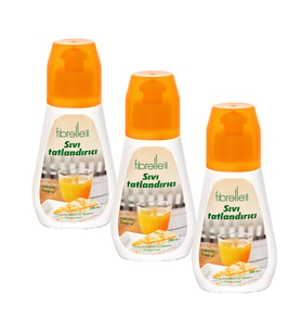 Fibrelle  Zero Sıvı Tatlandırıcı 200 ml Sukraloz Bazlı 3 adet