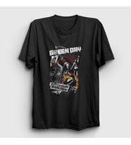 Presmono Unisex Siyah Breakdown V2 Green Day T-Shirt 395627tt