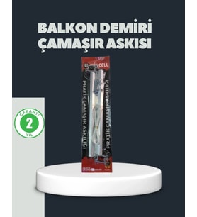 Balkon Demiri Çamaşır Askısı Kare Demirlere Uygun Dayanıklı Tasarım