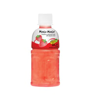 Mogu Mogu Strawberry Flavored Drink with Nata de Coco 320ml