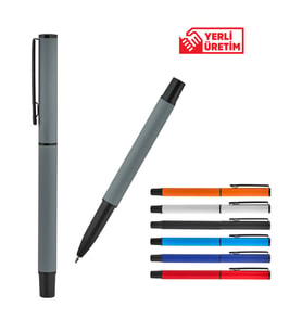 Metal Kapaklı Roller Tükenmez Kalem TURKUAZ