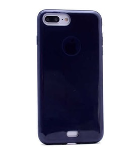 Apple iPhone 8 Plus Uyumlu Kılıf Zore Shining Silikon (Siyah)
