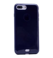Apple iPhone 8 Plus Uyumlu Kılıf Zore Shining Silikon (Siyah)