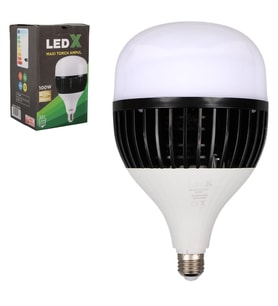 LedX AL-TH100 Akım Korumalı 9000 Lümen E27 Duy 100W Beyaz Maxi Kristal Torch Led Ampul