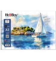 HERBOY HRB-39622 SPİRALLİ A3 300 ARTSULU BOYA DEFTERİ 12 YAPRAK
