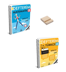 Lgs 8. Sınıf Defterim Matematik ve Türkçe + Telefon Standı