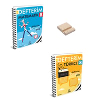 Lgs 8. Sınıf Defterim Matematik ve Türkçe + Telefon Standı