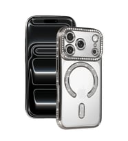 iPhone 17 Pro Joke Simli Magneticsafe Kılıf - Gümüş