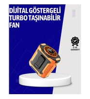 Mey İthalat® 5000mAh Şarjlı Soğutma Fanı Taşınabilir