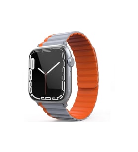 Watch 42Mm Mo-Wb1 Çift Renk Mıknatıslı Kordon (Saat Değildir) - Gri-Tcu