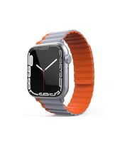 Watch 42Mm Mo-Wb1 Çift Renk Mıknatıslı Kordon (Saat Değildir) - Gri-Tcu