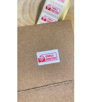 Yerli Üretim Yapışkanlı Etiket 20x15mm 200 Adet