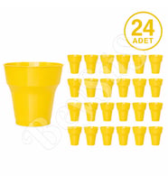 Parti Plastik Bardak 24lü Sarı