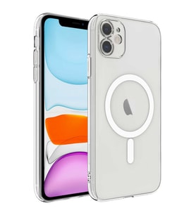 Lexroo iPhone 11 Kılıf Kamera Korumalı M-safe Sert PC Porto Kılıf - Renksiz