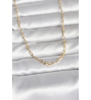 CM 14K Gold Renk Ataç Zincir Model 60 cm Kadın Kolye