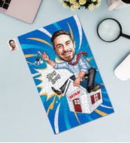 Kişiye Özel 240 Parça Emlakçı Temalı Karikatürlü Puzzle