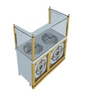 CSA Karacasan Dolaplı 140 cm 2 Gözlü Tüplü Künefe Ve Börek Ocağı