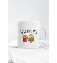 Best Friends Patates Hamburger Kupa Bardak