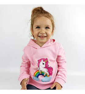 Çocuk Sweatshirt Kapüşonlu - Baskılı