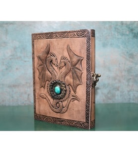 Taşlı Deri Defter Model 8 (Çok Renkli)