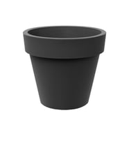 Vaso Standart One 100 Plastik Saksı Antrasit