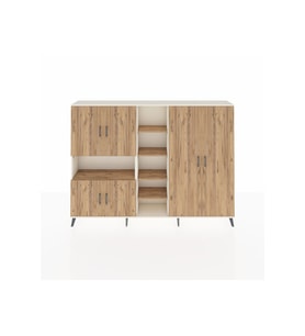 Arges Dolap 13 Raflı 6 Kapaklı 220x30x163 Aytaşı-Çam