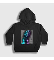 Presmono Unisex Çocuk Siyah Warp Astroworld Travis Scott Kapüşonlu Sweatshirt 43347tt