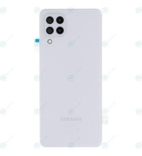 Samsung A22 4G Arka Pil Kapağı SM-A225F, LENS HARİÇ (Beyaz)