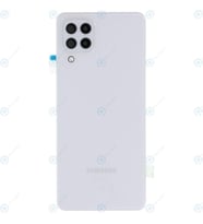 Samsung A22 4G Arka Pil Kapağı SM-A225F, LENS HARİÇ (Beyaz)