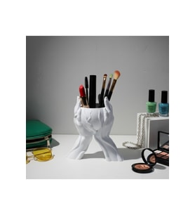 El Yapımı Çok Amaçlı Dekoratif Saksı ve Organizer 15x15 cm