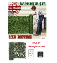 Balkon Bahçe Çiti 1x3 Metre Rulo  Sarmaşık