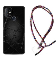 INFINIX Hot 8 9 10 11S Hot 10 Play 10T Kılıf Boyun Asklı Rasta Silikon Dikenli Tel 1779