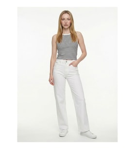 Loft Bella Regular Fit Beyaz Kadın Jean Pantolon LF2042523