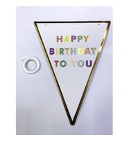 Dodes Happy Birthday To You Flama Bayrak Süsü