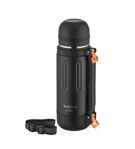 Shotay Çelik Termos Take Trip 1200Ml Siyah