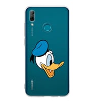 Huawei P Smart 2019  Kamera korumalı Kapak Donald Duck Tasarımlı  Şeffaf Kılıf