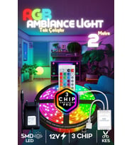 Şerit LED Rgb Led Tak Çalıştır 16 Renkli 4 Animasyonlu Tv Arkası Led Yatak Odası Led Bilgisayar Led 2metre
