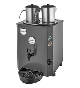 Remta Jumbo 23 Litre İki Demlikli Çay Kazanı Makinesi - Siyah