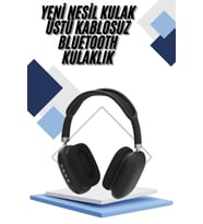 Yeni Nesil Bluetooth Kulaklık Kulak Üstü ANC Özelliği Yüksek Ses Kaliteli
