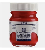 Talens Guaj Boya 16 ML Carmine (Kırmızı) 318