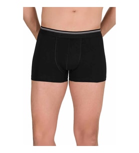 Likralı Erkek Boxer Şort Siyah
