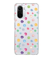 PrintiFy Xiaomi Redmi K40 ile Uyumlu 1mm Slim Fit Water Color 6 Baskılı Şeffaf  Kılıf