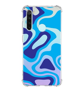 Xiaomi Redmi Note 8 Köşe Korumalı Antişok Kapak Renkli Desen Tasarımlı Şeffaf Silikon Kılıf