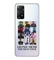 Xiaomi Redmi Note 11 PRO Uyumlu Lionel Messi Tasarımlı Şeffaf Telefon Kılıfı