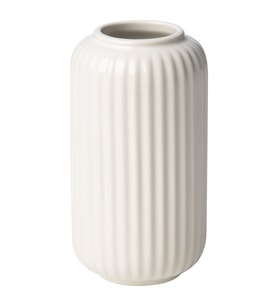 Seramik Saksı, Beyaz, 12 cm