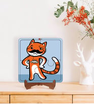 BK Toys Çocuklar İçin 2 si 1 arada Eğitici-Öğretici Ahşap 4 Parça Yapboz Puzzle Çerçeve Model 11