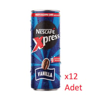 Nescafe Xpress Vanilla Kahve Aromalı Sütlü İçecek 250 ml - 12 Adet 