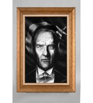 Altın Varaklı Paspartulu Çerçeveli Atatürk Tablo nt1154